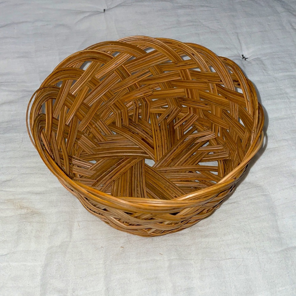 Vintage Small Wicker Basket